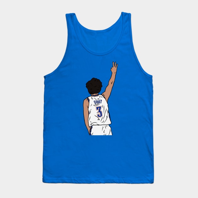 Josh Giddey 3 Point Celebration Tank Top by rattraptees